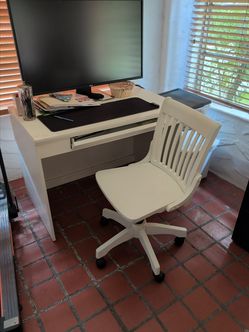 Desk and bookcase