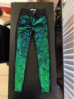 Mermaid Sequin Skinny Jeans