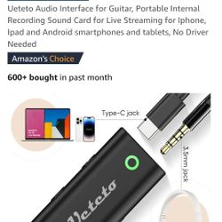 Ueteto Audio Interface For Phones