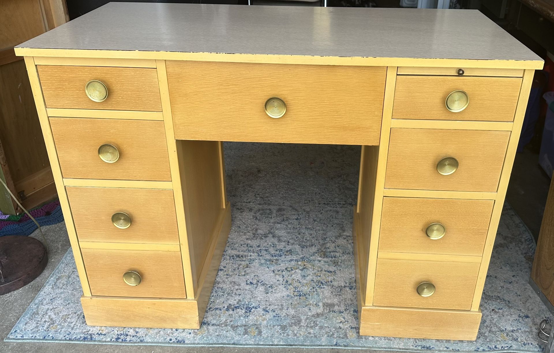 MCM desk 1957 High Point, NJ OAK desk