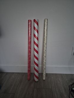 Christmas Wrapping Paper Rolls Set of 3