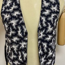 Cache Black/White Beaded Vest