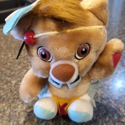 Applause plush lion cub stuffie in Native Anerican indigenous clothing