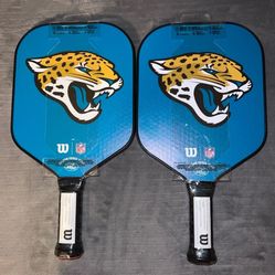 WILSON FIERCE NFL TEAM PICKLEBALL PADDLE Jacksonville Jaguars