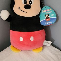 10" Hug Mee Mickey Mouse SQUISHMALLOW. NWT