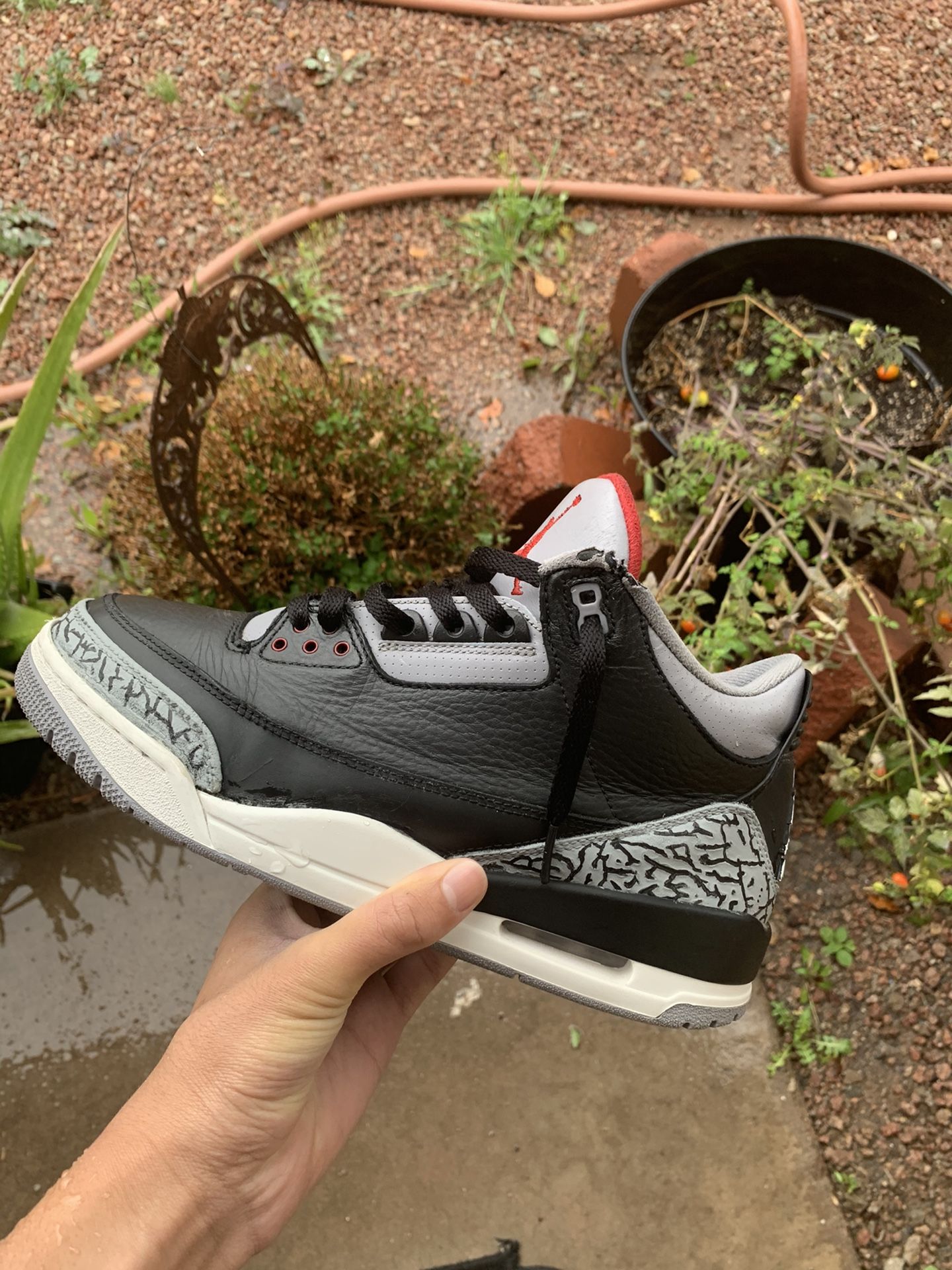 Black Cement 3s