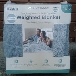 15 Lb Weighted Blanket New Never Used In Box Gray