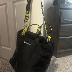 Off White Tote Bag 