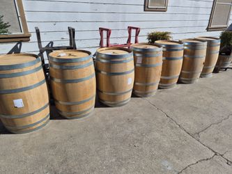 French oak bourbon barrels