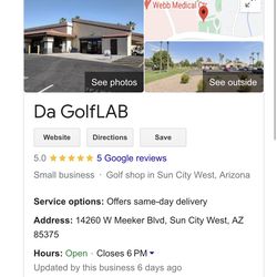 Cleveland 7 iron fitting club GolfLAB takes trades.