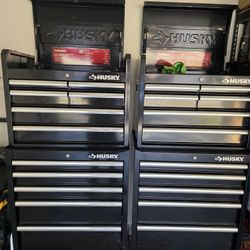 Two Husky Tool Cabinets  - Excellent Condition