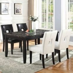Brand New 5PC Black Dining Set
