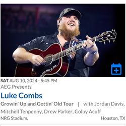 Luke Combs Tickets NRG
