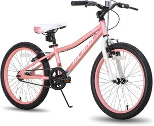 20 Inch Kids' Bicycles Mountain Bike for Boys, Girls 5+ Years Old, Single Speed Kids Bicycles with Dual Handbrakes, Child