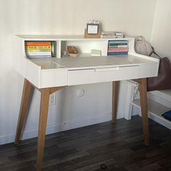 World Market Wooden Hutch Desk 
