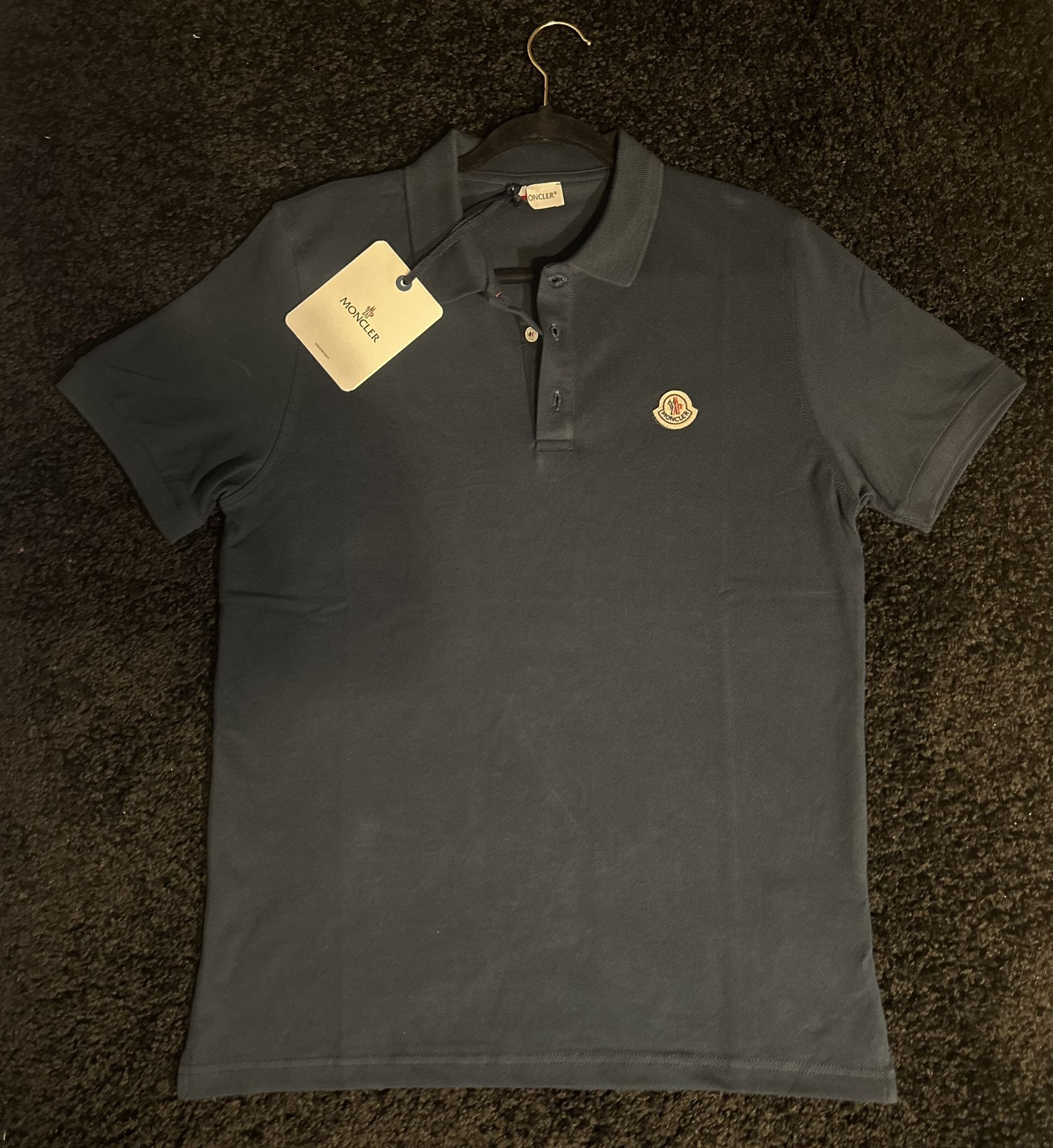 Moncler Polo (Navy Blue)