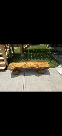 Wood Bench Amish Built
