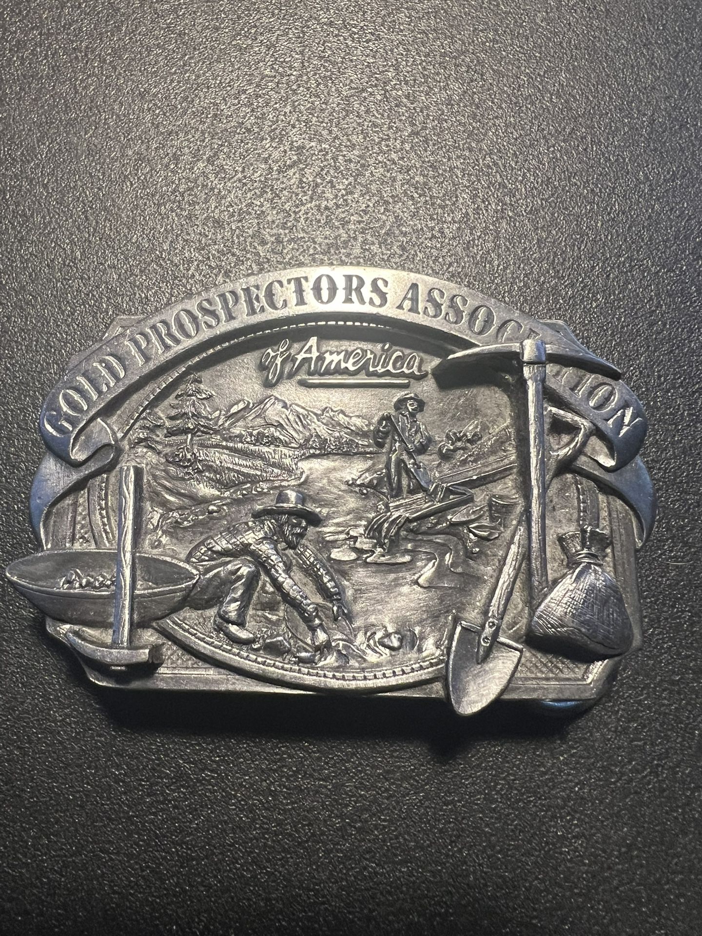 Belt Buckle-GOLD PROSPECTOR-vintage. Numbered