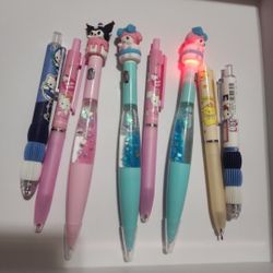 8 Hello Kitty And Friends Pens