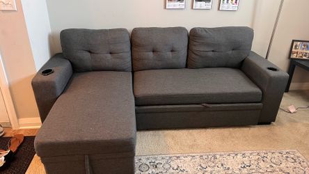 Wayfair Abbey-Gayle 85” Reversible Sectional Sofa