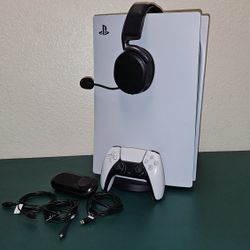 PS5 Digital With Steelseries Headset