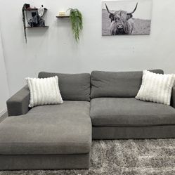Gray Sectional Couch - Free Delivery 
