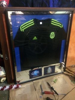 Mexico international team frame sports memorabilia