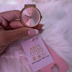 Rose Gold & Pink Michael Kors Watch 