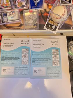 Lidocaine Patch 5% — Two Sealed Envelopes