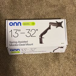 ONN SPRING ASSISTED MONITOR DESK MOUNT 
