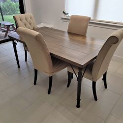 Dining Table And Chairs 