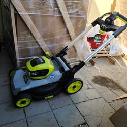 Ryobi 40v Hp Brushless 21-in Cordless Battery Walk Behind Multi-blade Self Propelled Mower