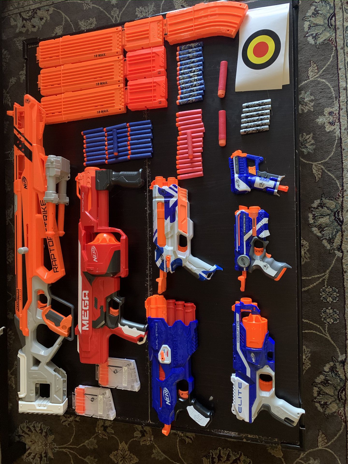 Nerf Gun Collection. Rarely used.