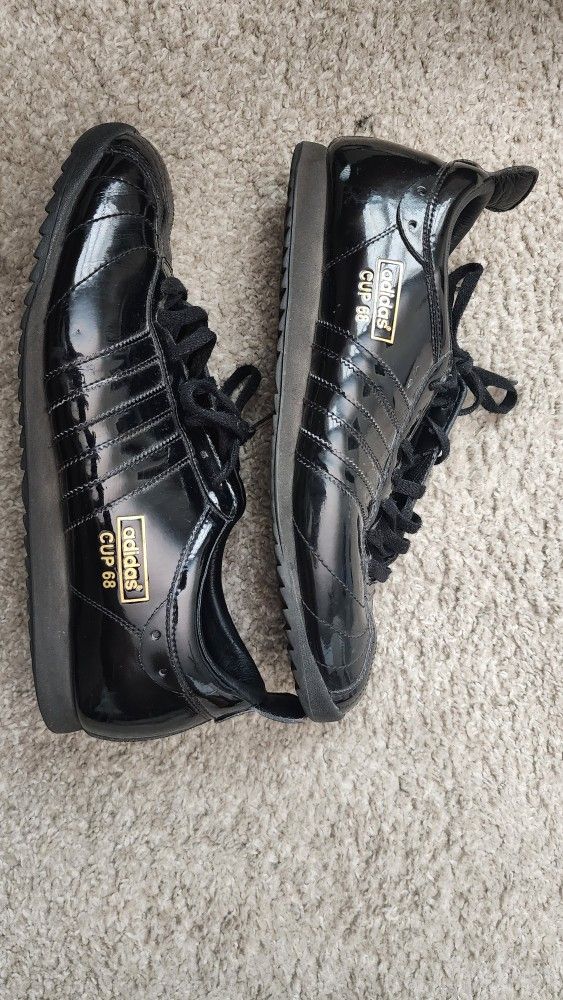 Adidas Cup 68 Men Patent Leather Sneakers Size 11.5