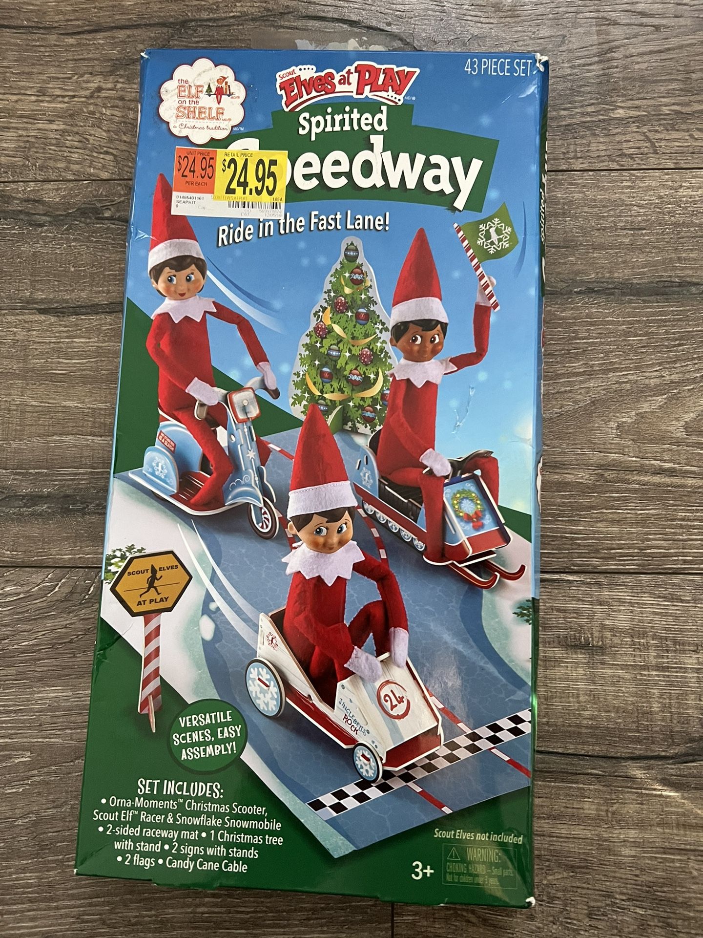 New Elf on the shelf speedway 