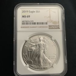 2019 NGC Silver Eagle MS69