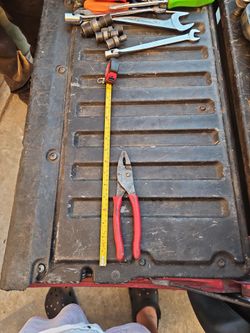 Slip Joint Pliers with Red Handles