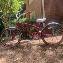 Red Cruiser Bike 