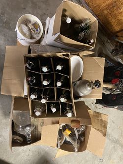 Lots Of Brewing Accessories.