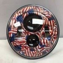 COMBO SALE: 6” Down and Out Bag Kit for Harley Softail and Touring Bikes + CUSTOM HEADLIGHTS