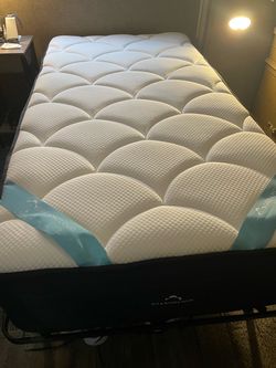 Gently used twin bed