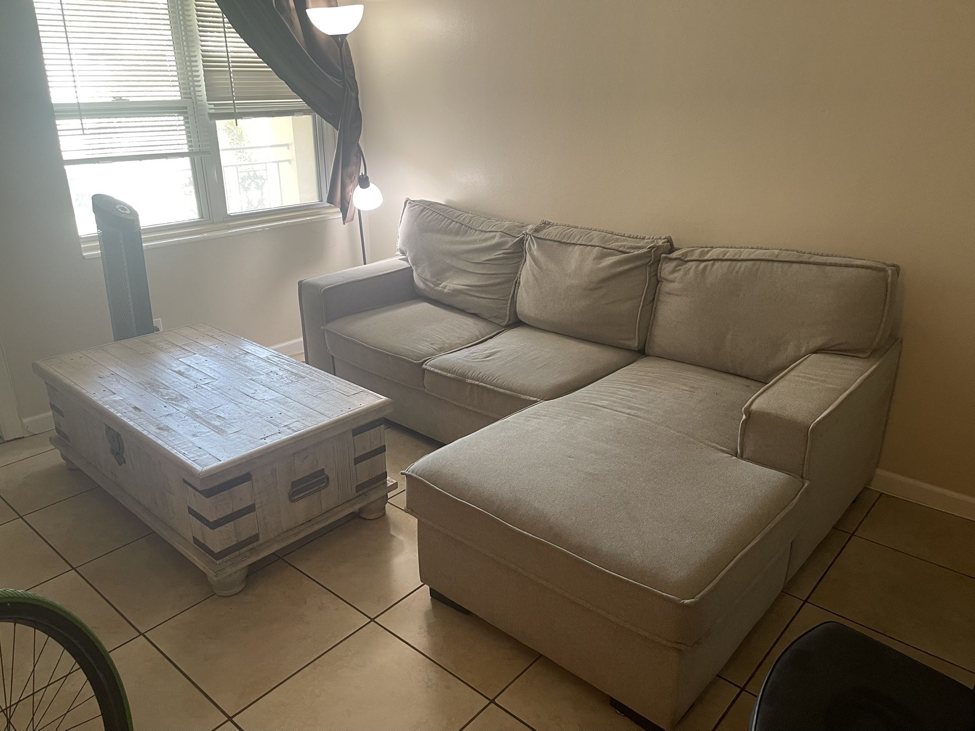 Couch and Table