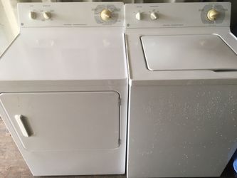 GE WASHER DRYER XL CAPACITY WORK PERFECT WARRANTY