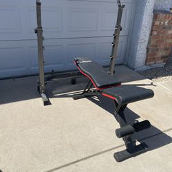 Weight Bench And Rack