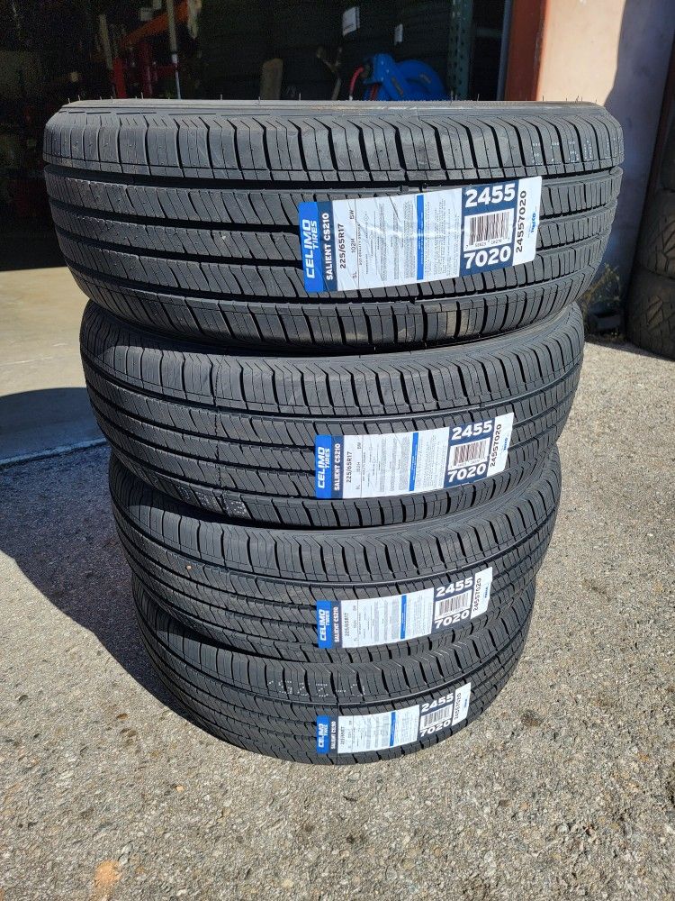 225 65 17 NEW TIRES RAV4 ROUGE HIGHLANDER CRV EQUINOX CARAVAN JOURNEY KIA