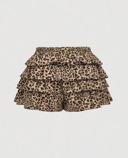 Leopard Print Skirt