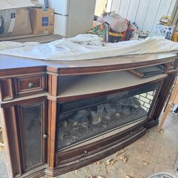Tv Stand/ Fire Place/ Heater