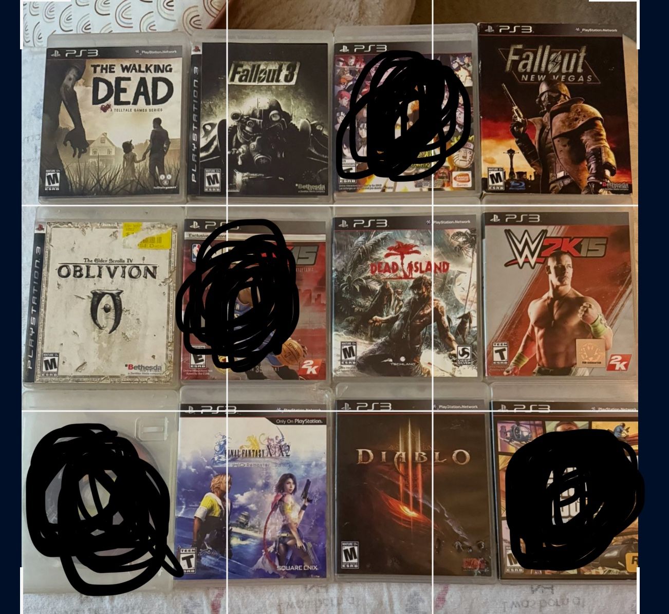 PS3 Game Bundle Assorted Games 14 In Total 