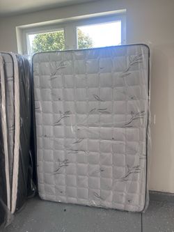 New Bamboo Quilted Mattress in Plastic Wrap