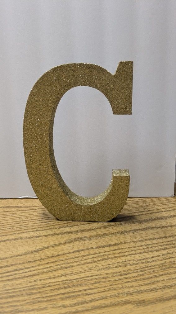 Gold Letter "C"